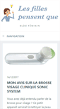 Mobile Screenshot of lesfillespensentque.net